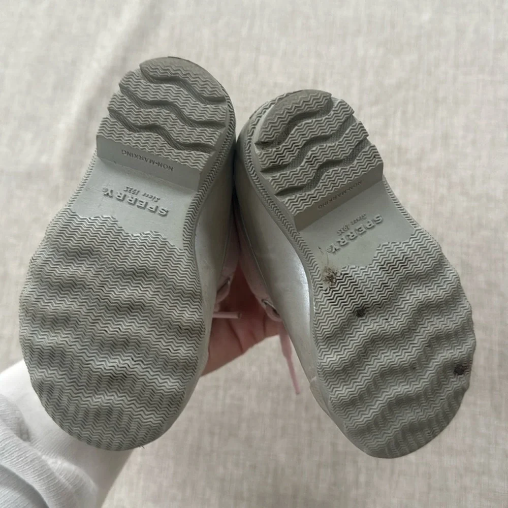 Sperry Duck Boots Waterproof sparkle Toddler Girls size 6‎ rain waterproof